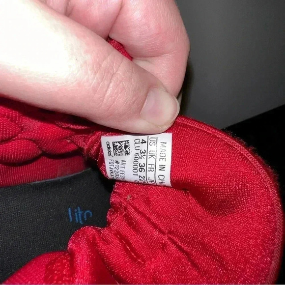 Authentic Adidas Harden B/E 3 Red/White-Solar Orange Size 4 G26151 - Picture 7 of 8